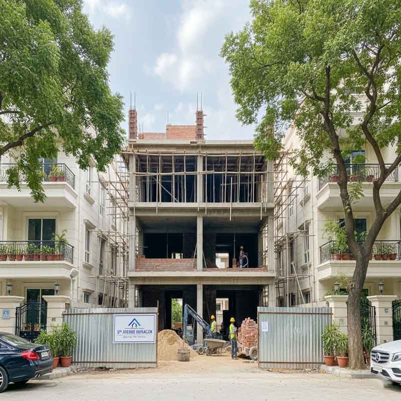 Construction Company in Gurgaon South City 1 for Residential Home Construction