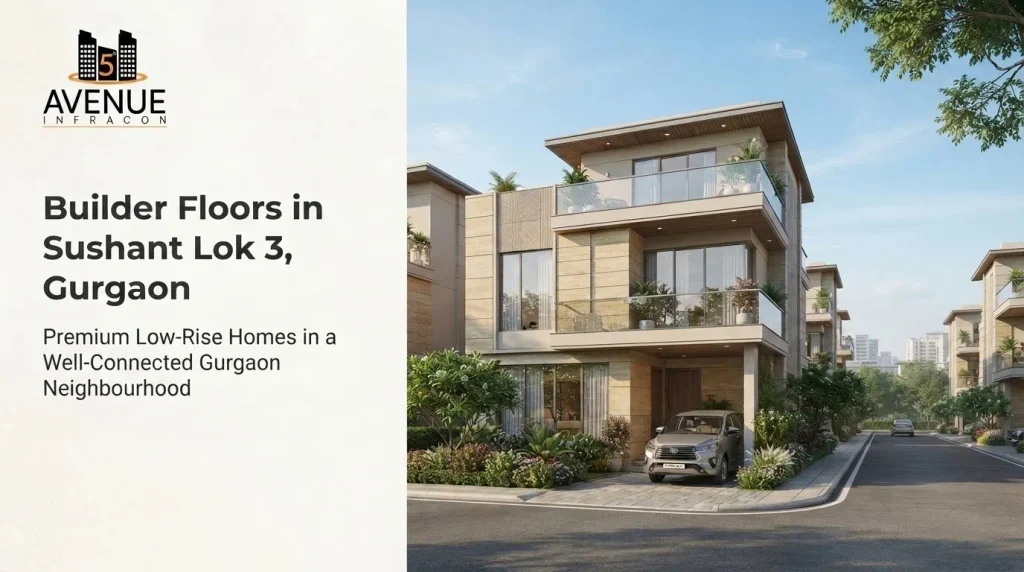 Builder Floors in Sushant Lok 3