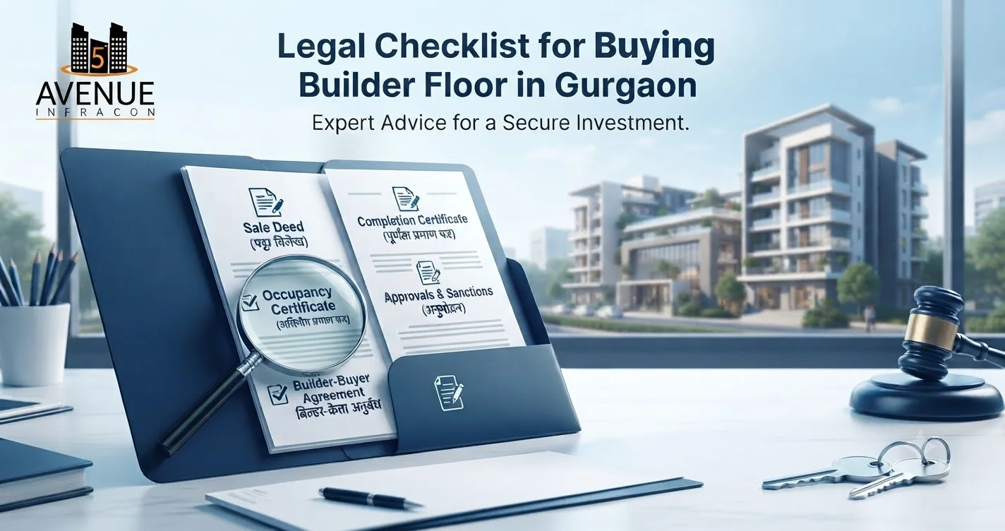 Legal Checklist for Buying Builder Floor in Gurgaon