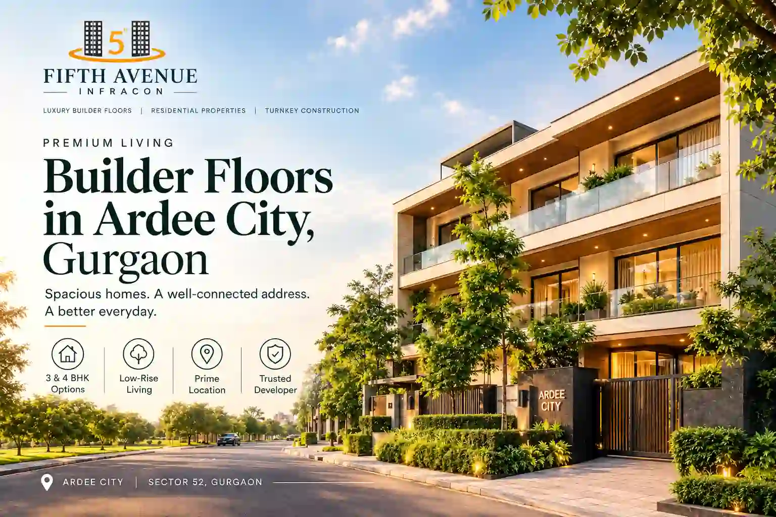 Builder Floors in Ardee City