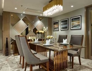 Spacesmod-Dining-area Building construction company in Delhi NCR Construction company in delhi NCR Best Interior Designers in Delhi Builders in Delhi NCR Kitchen renovation